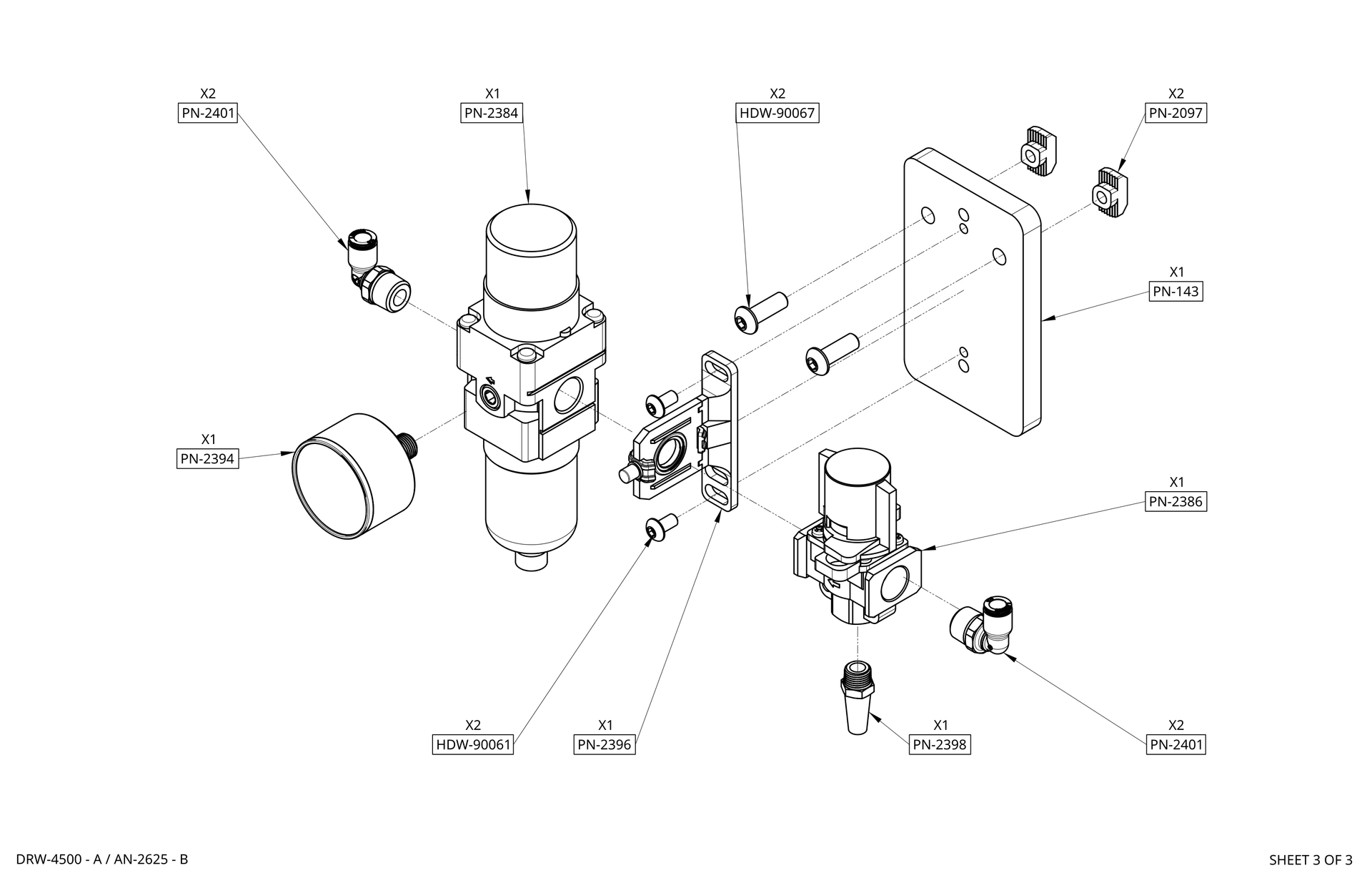 AW20 Regulator Assembly