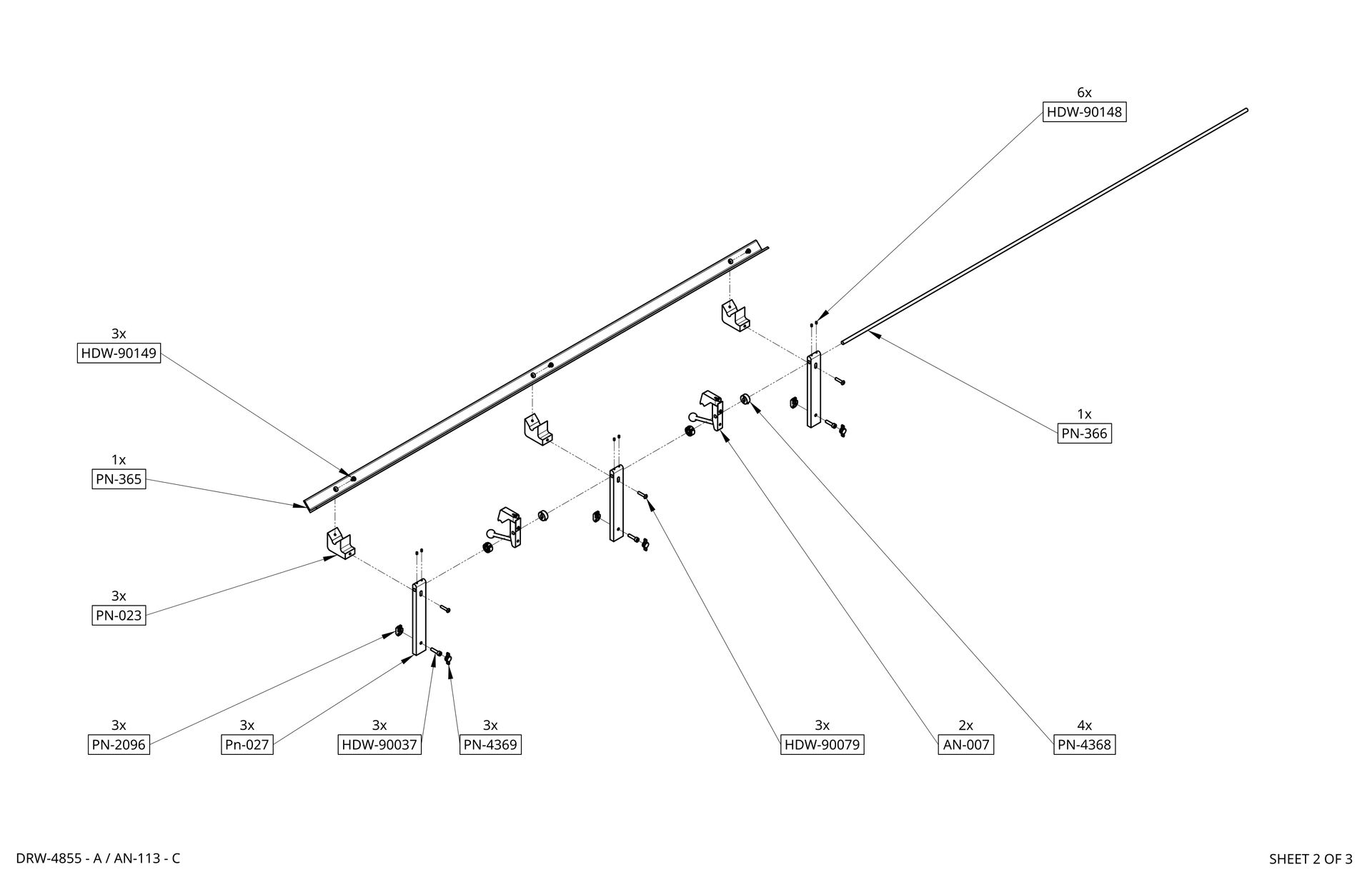 5000 Dampener – V Tray