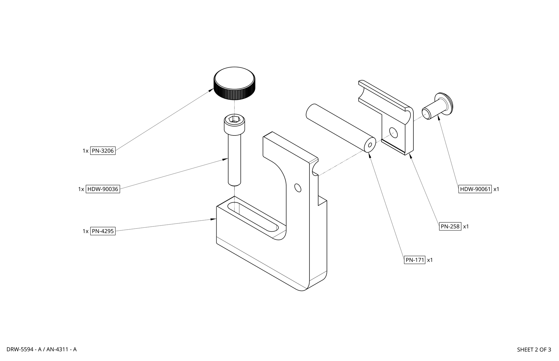 1000 Arbor Bushing Assembly