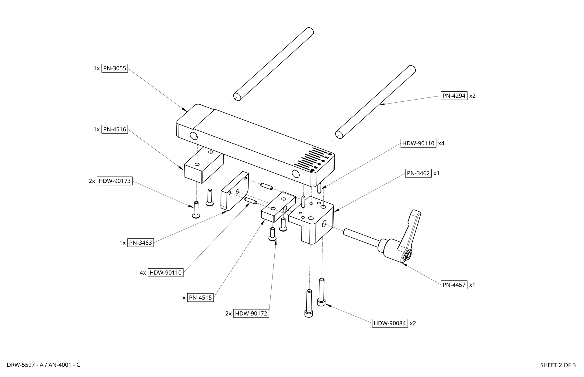 1000 Tailstock Brake