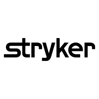 The stryker logo is black and white on a white background.