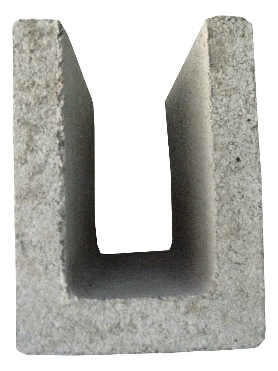 Meia Canaleta 14x19x19 - LM Blocos