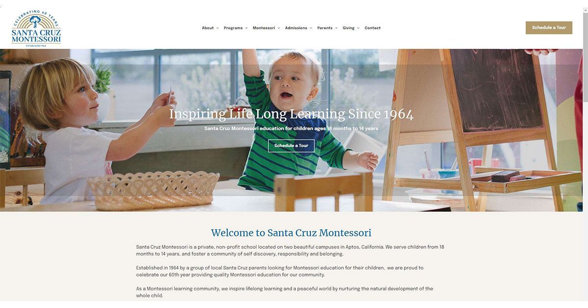 Santa Cruz Montessori School logo