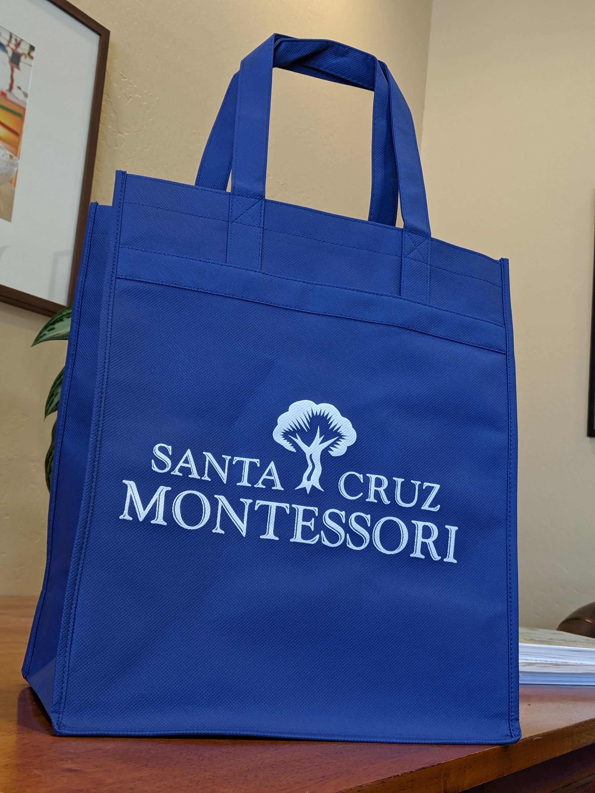 Santa Cruz Montessori tote bag