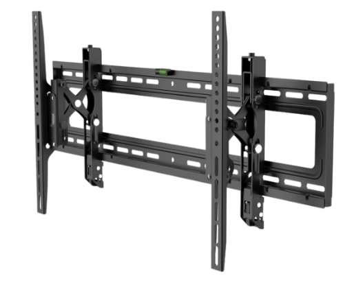 A tv mount with a level attached to it