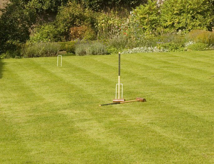 Croquet in the walled Garden at Ingleby Manor