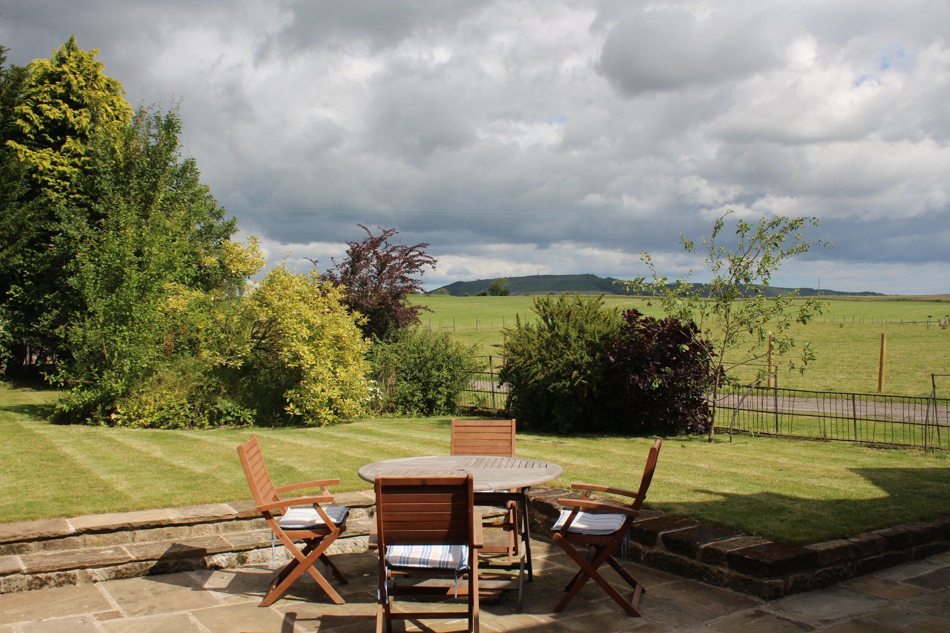 View from Courtyard Cottage patio, Ingleby Manor