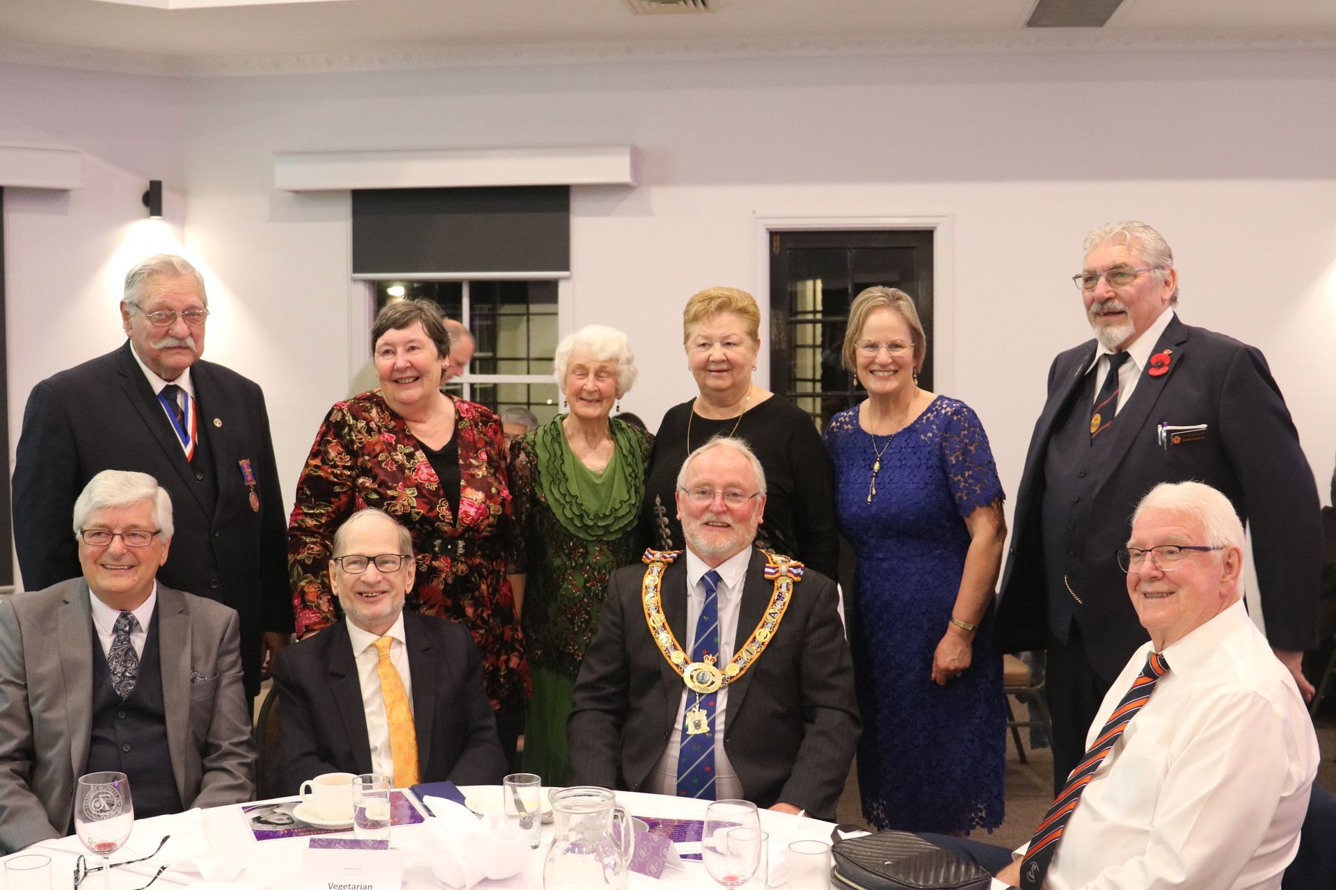 Orange Order representatives from Australia and NZ and Philip Benwell from AML