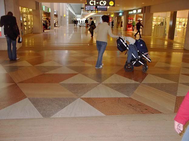 Progettazione grafica pavimento Aeroporto Airside