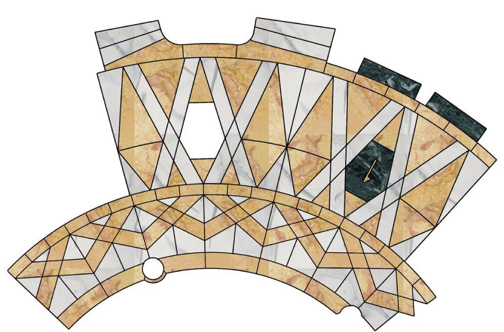 Progettazione grafica pavimentazione per Stoertebeker House - 2