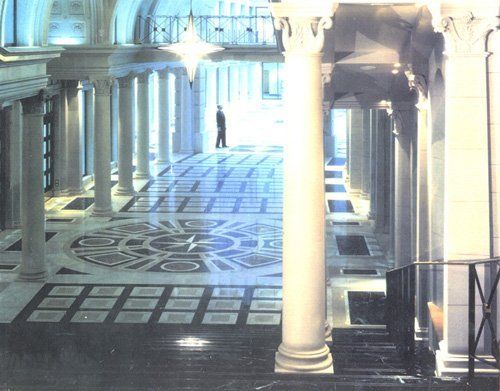 Progettazione grafica pavimentazione per Vintners Palace - 5