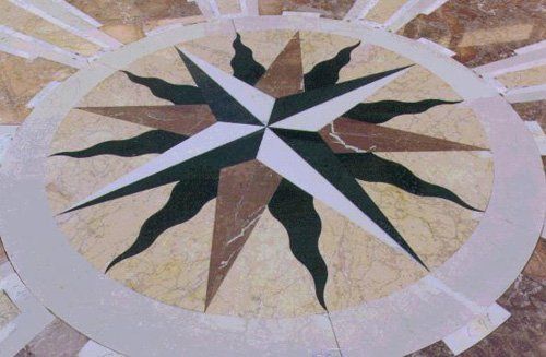 Progettazione grafica pavimentazione per Vintners Palace - 3