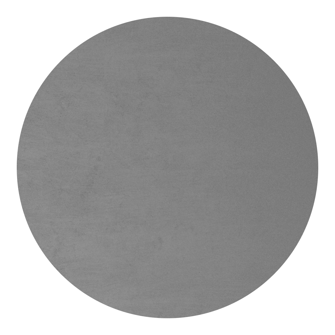 A gray material on a white background