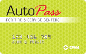 Auto pass credit card