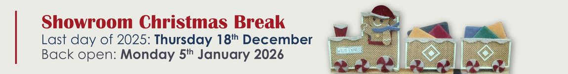 Showroom Christmas Break
Last day of 2025: Thursday 18th December
Back open: Monday 5th January 2026