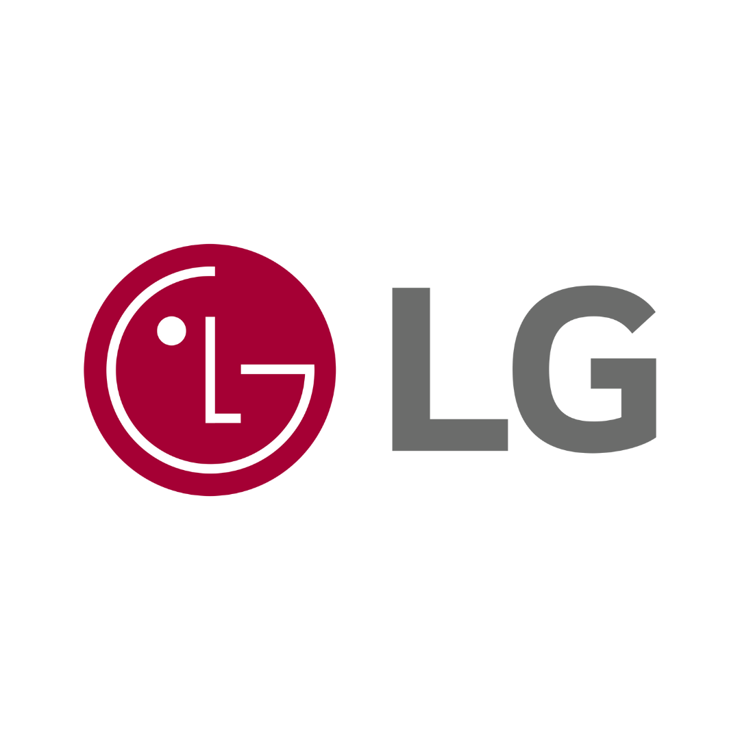 The lg logo is red and gray on a white background.