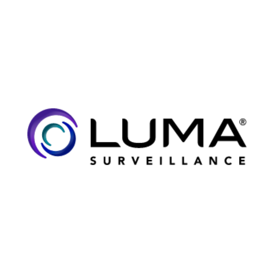 The luma surveillance logo is on a white background.