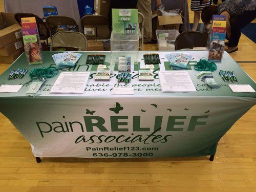 Health fair by pain relief