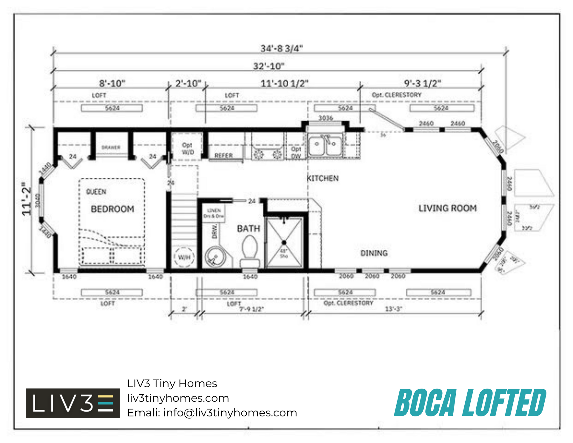 Floor plans for the Charleston