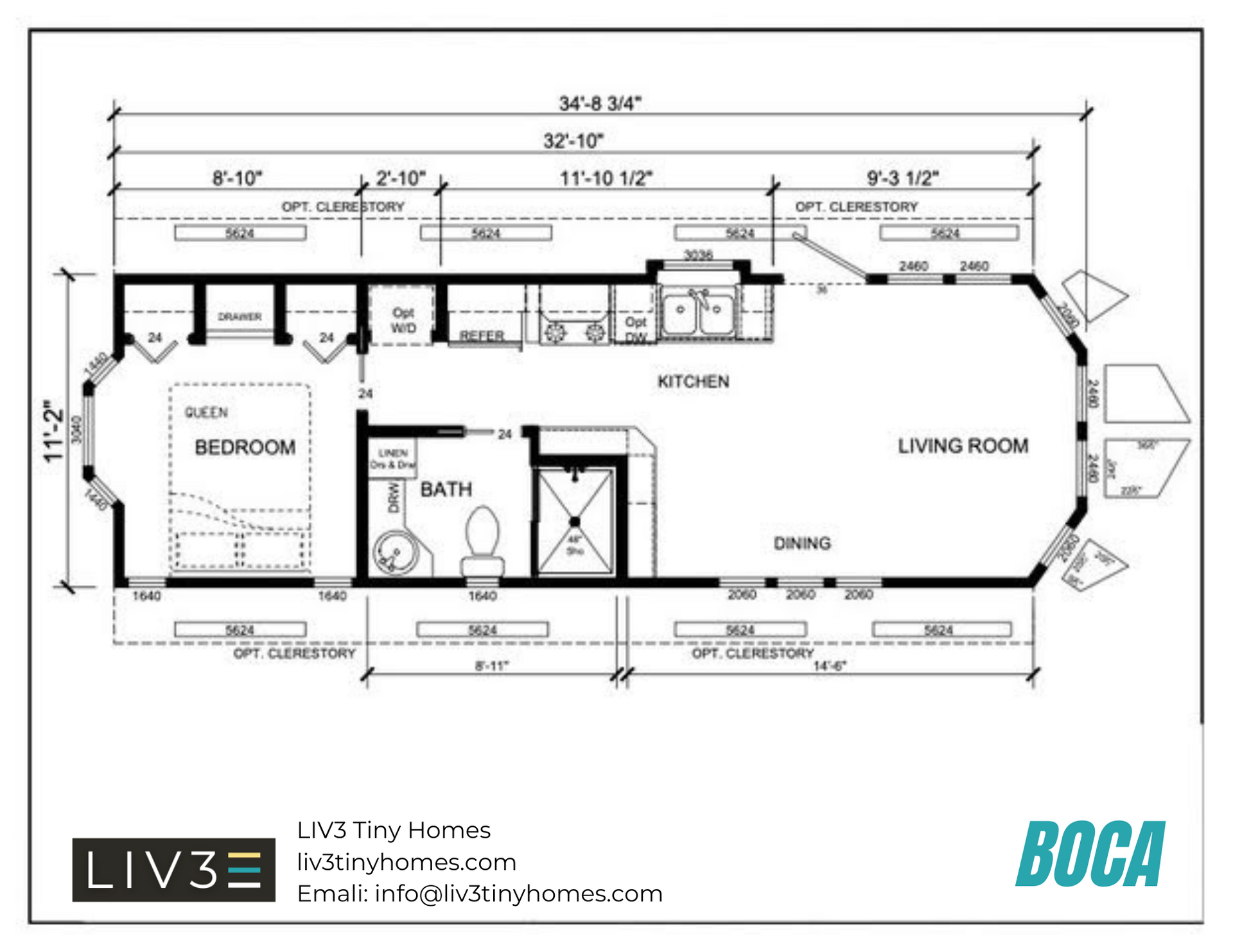 Floor plans for the Charleston