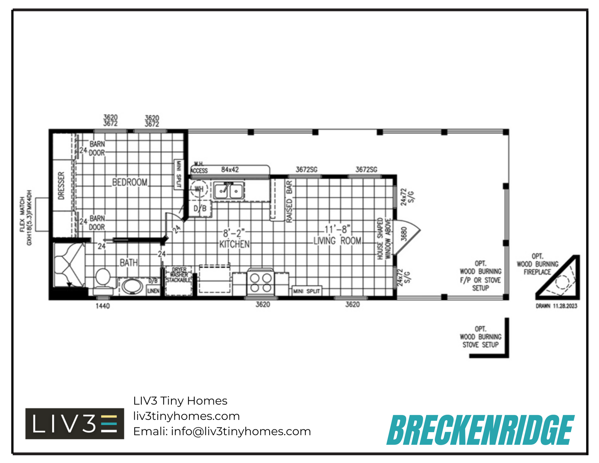 Floor plans for the Charleston