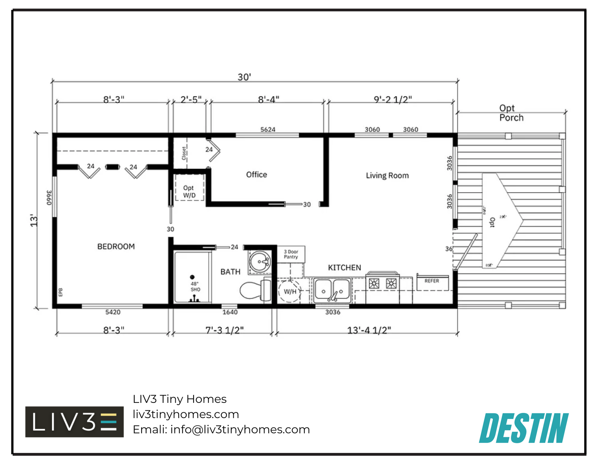 Floor plans for the Charleston