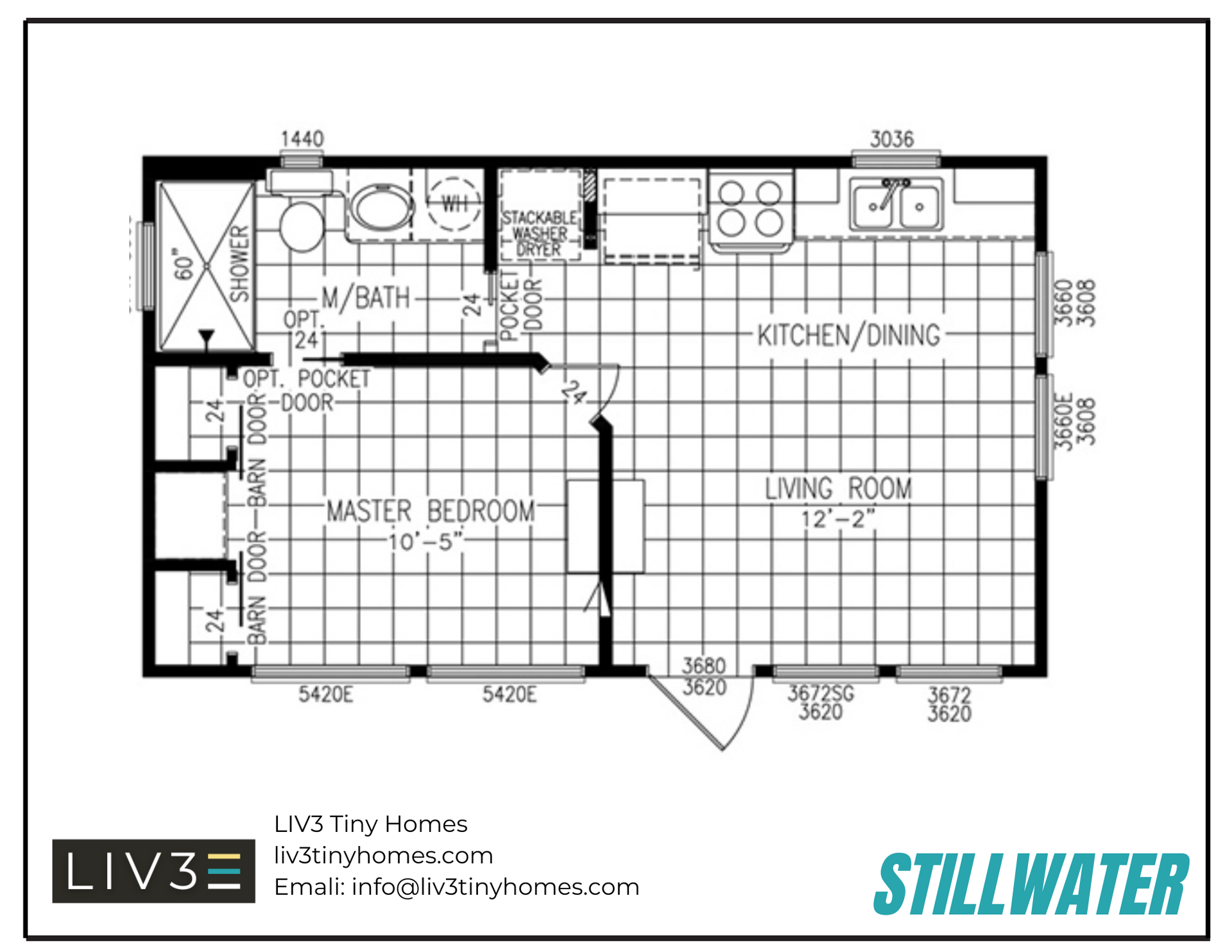 Floor plans for the Charleston