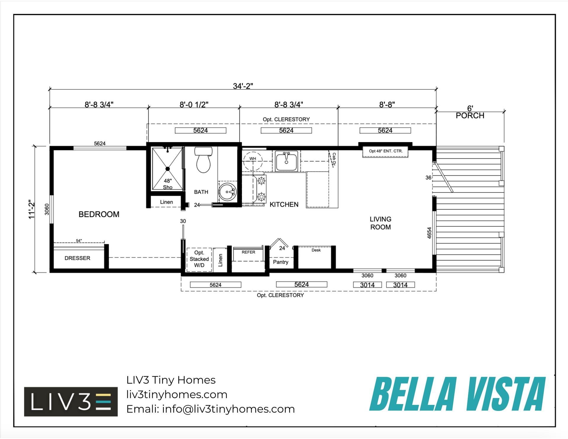 A black and white floor plan of a house called bella vista
