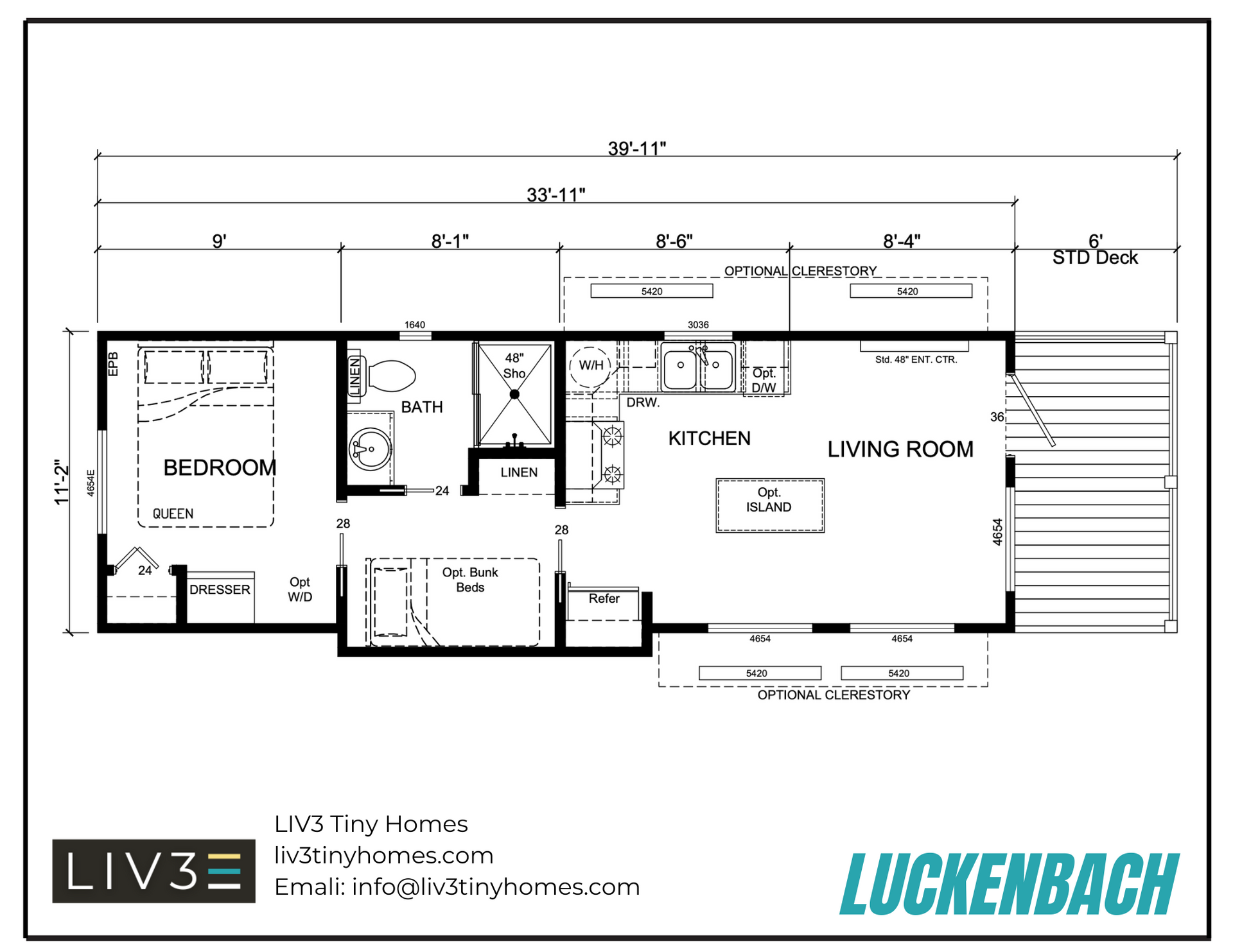 Floor plans for the Charleston