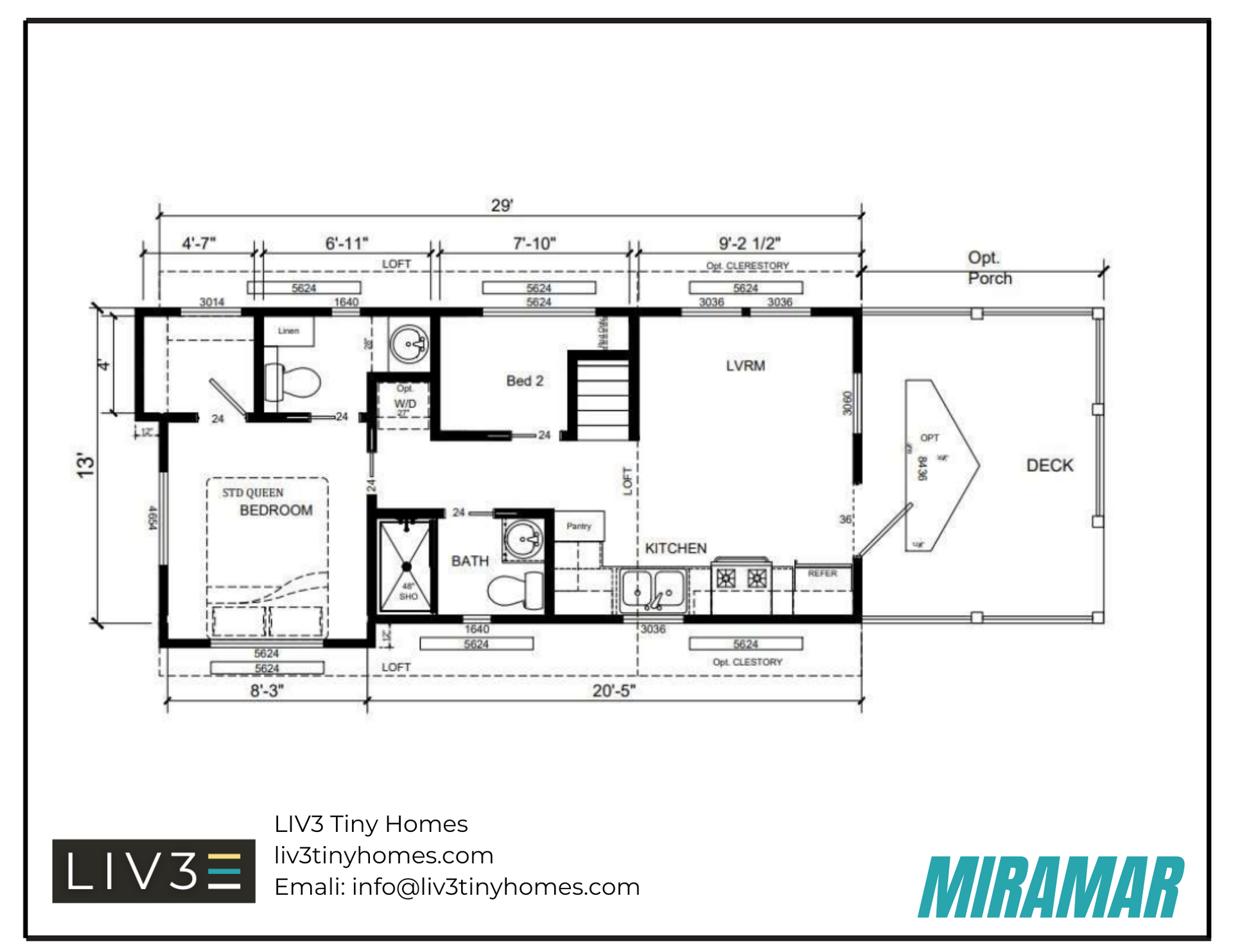 Floor plans for the Charleston