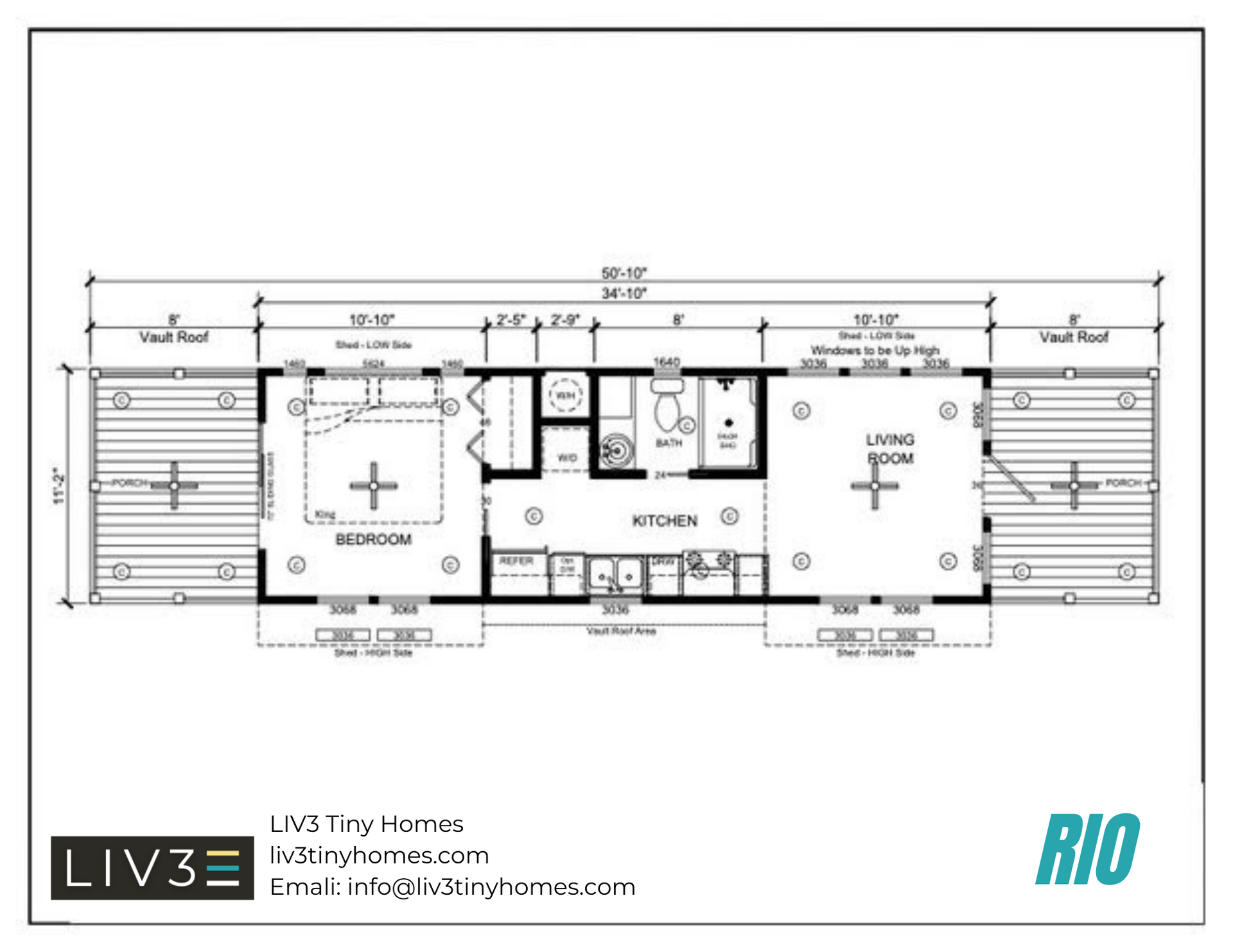 A black and white floor plan of a house called rio