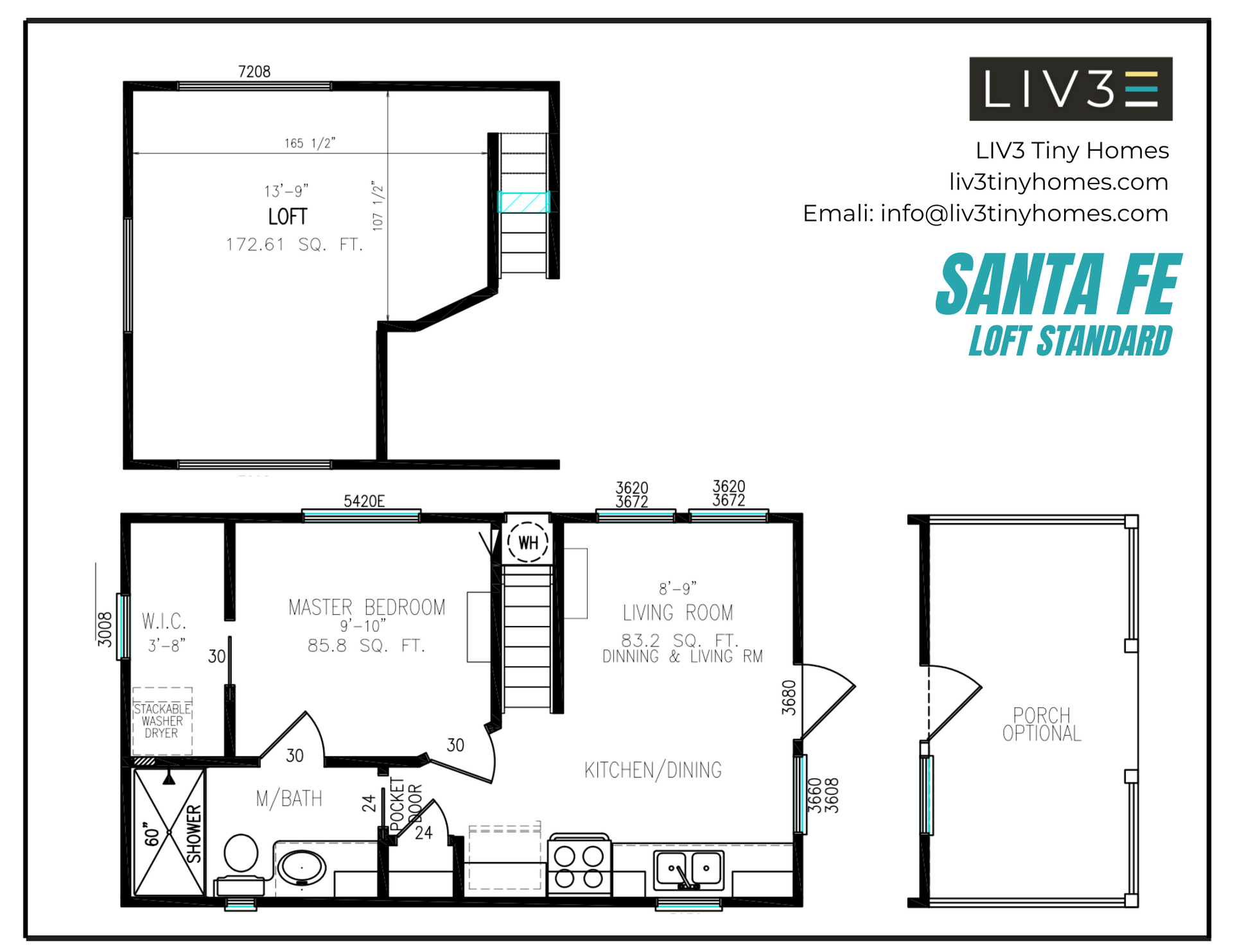 Floor plans for the Charleston