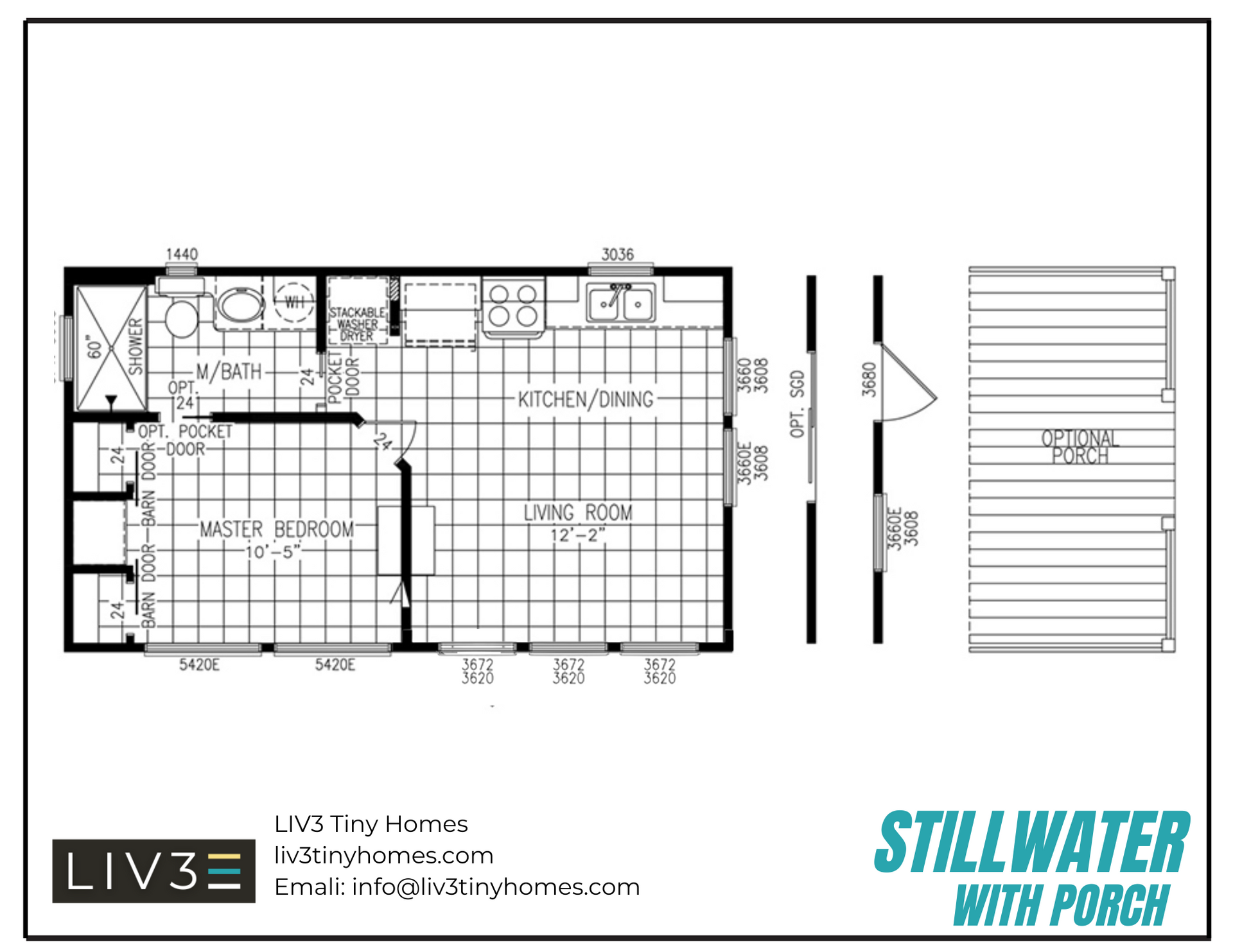 Floor plans for the Charleston