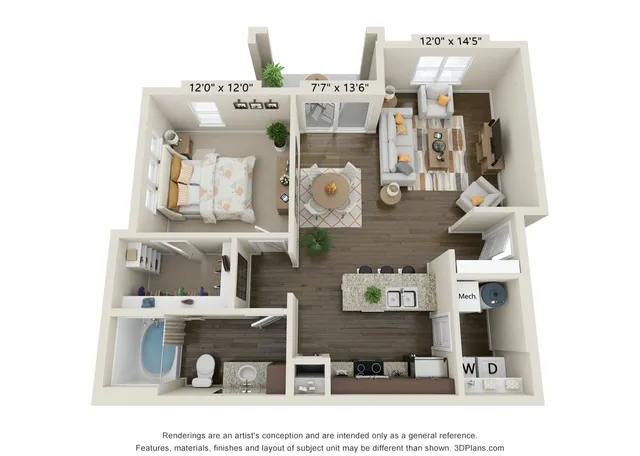 Revere Apartment floorplan