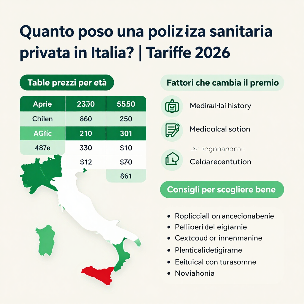 Quanto costa una polizza sanitaria privata in Italia? | Tariffe 2026