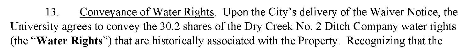 Text about conveyance of water rights.