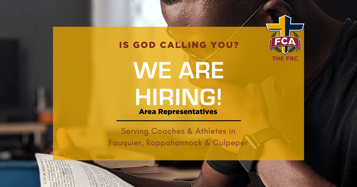 Local Sports Ministry Jobs in Fauquier VA FRC FCA Area Representative
