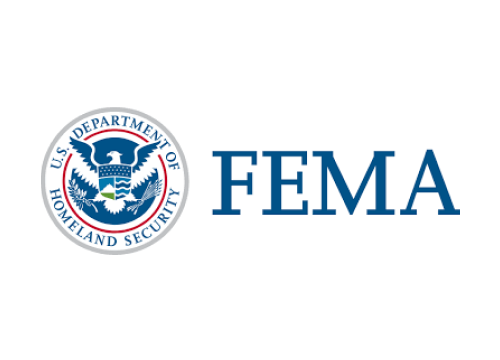 The logo for the u.s. department of homeland security fema