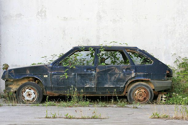 Discarded Old Car — Bradley, IL — BigDaddy Scrap