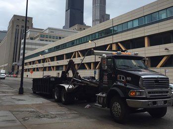 Scrap Metal Services — Black Service Truck in Chicago Heights, IL