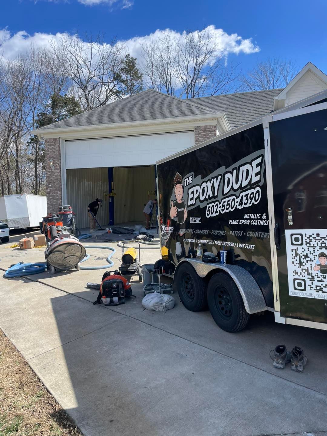 The Epoxy Dude team at work