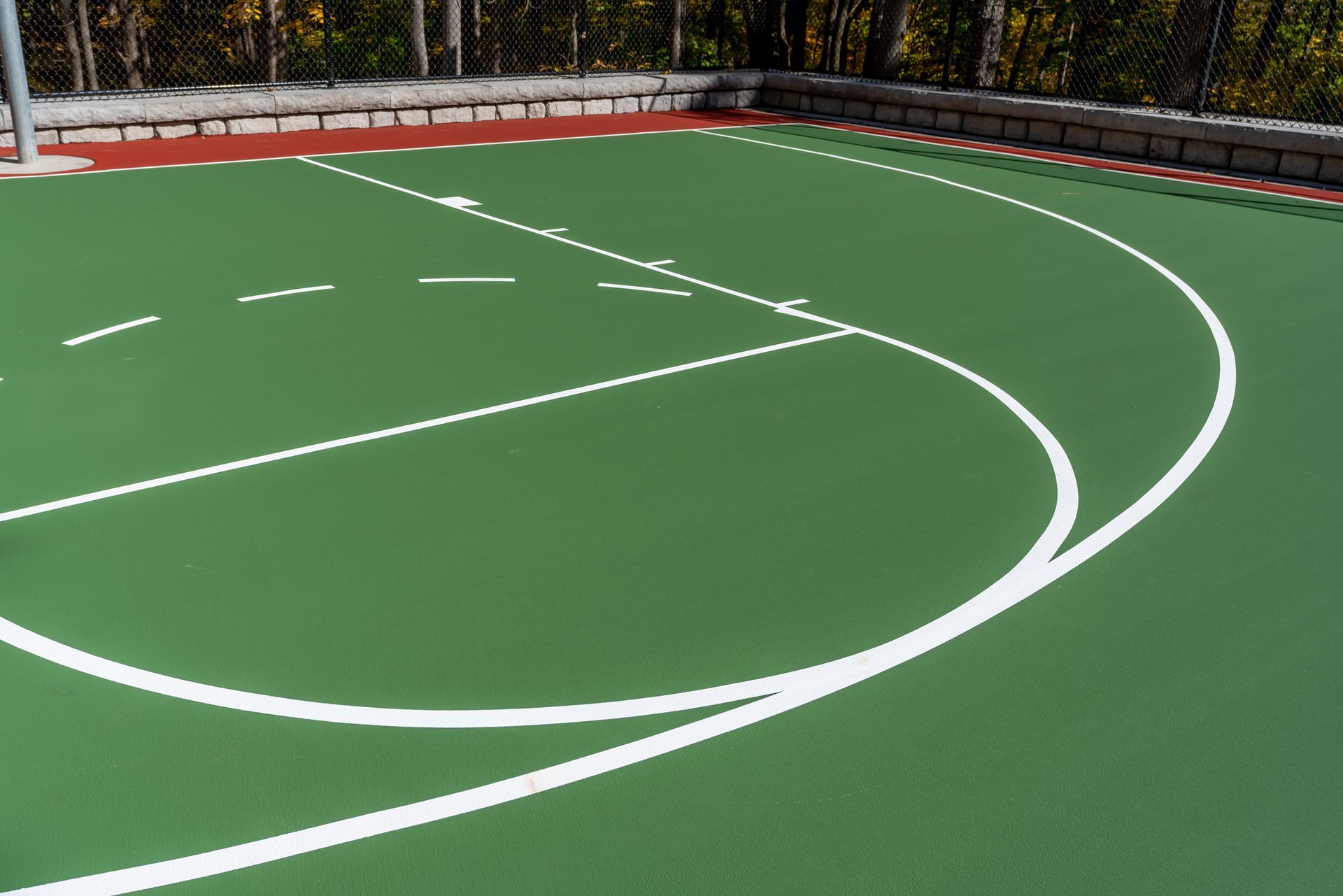 basketball court installation