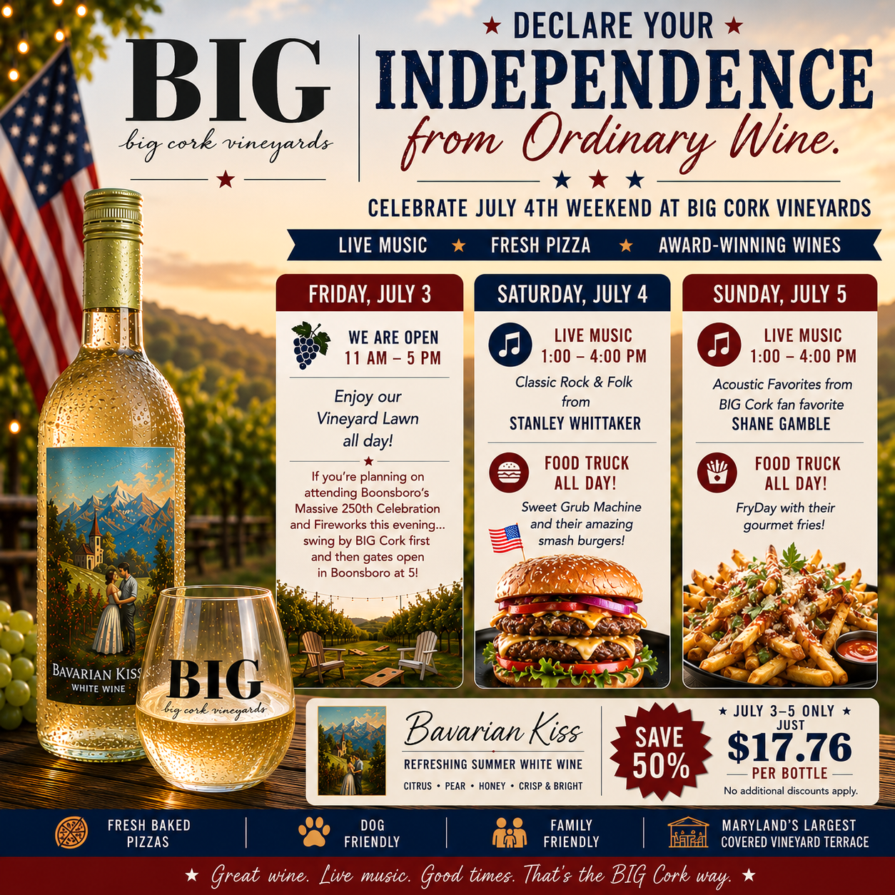 July 4, 2026 Event Popup