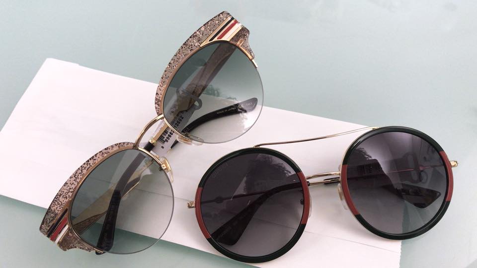 Occhiali da sole rotondi