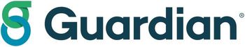 Guardian logo: teal linked circles and teal text on white background.