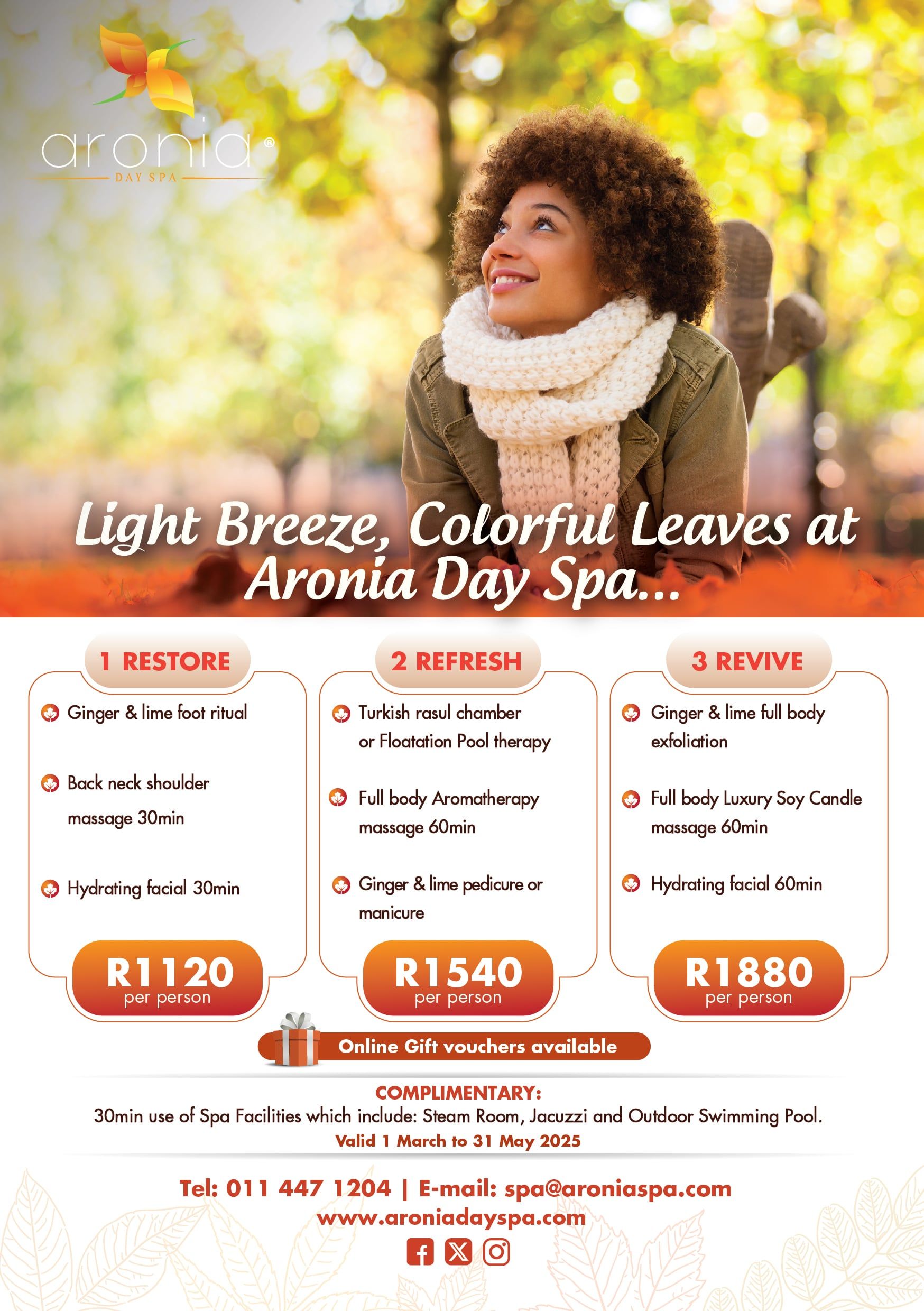 Autumn Fall  promotion specials