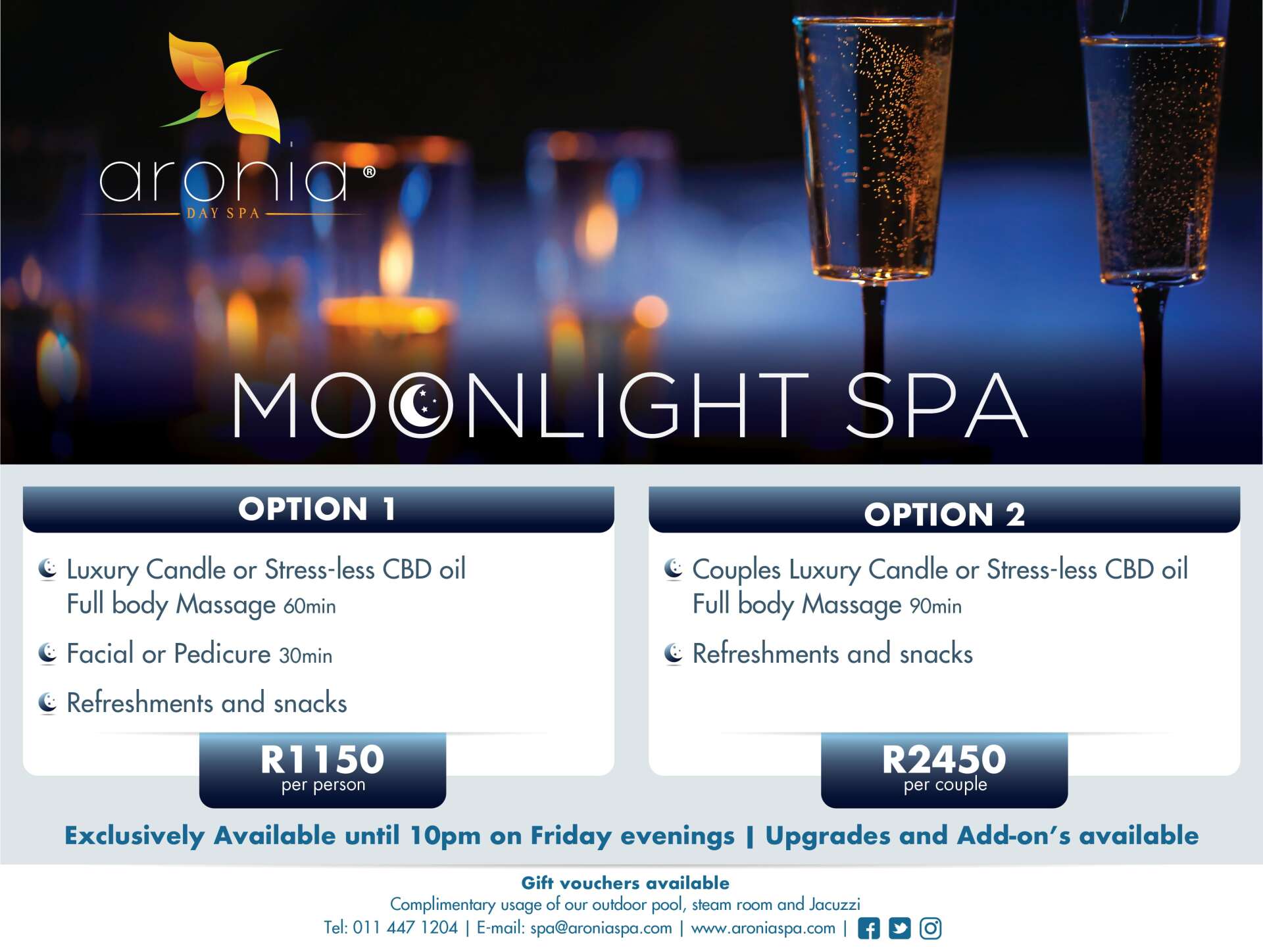 Aronia Day Spa Luxury Day Spa Houghton Johannesburg