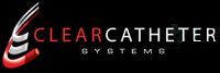 A clearcatheter system logo on a black background