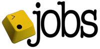 A yellow keyboard key with the word jobs on it