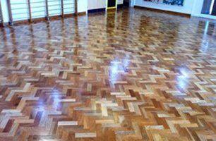 tiled wooden flooring